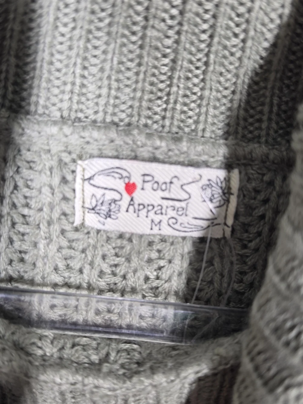 PROOF APPAREL RELAXED COWL NECK SWEATER